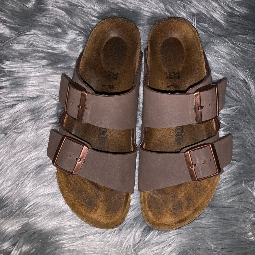 Mocha Birkenstock 2 strap sandal
